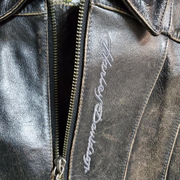 Harley-Davidson Black Leather Jacket - Picture 2 of 11